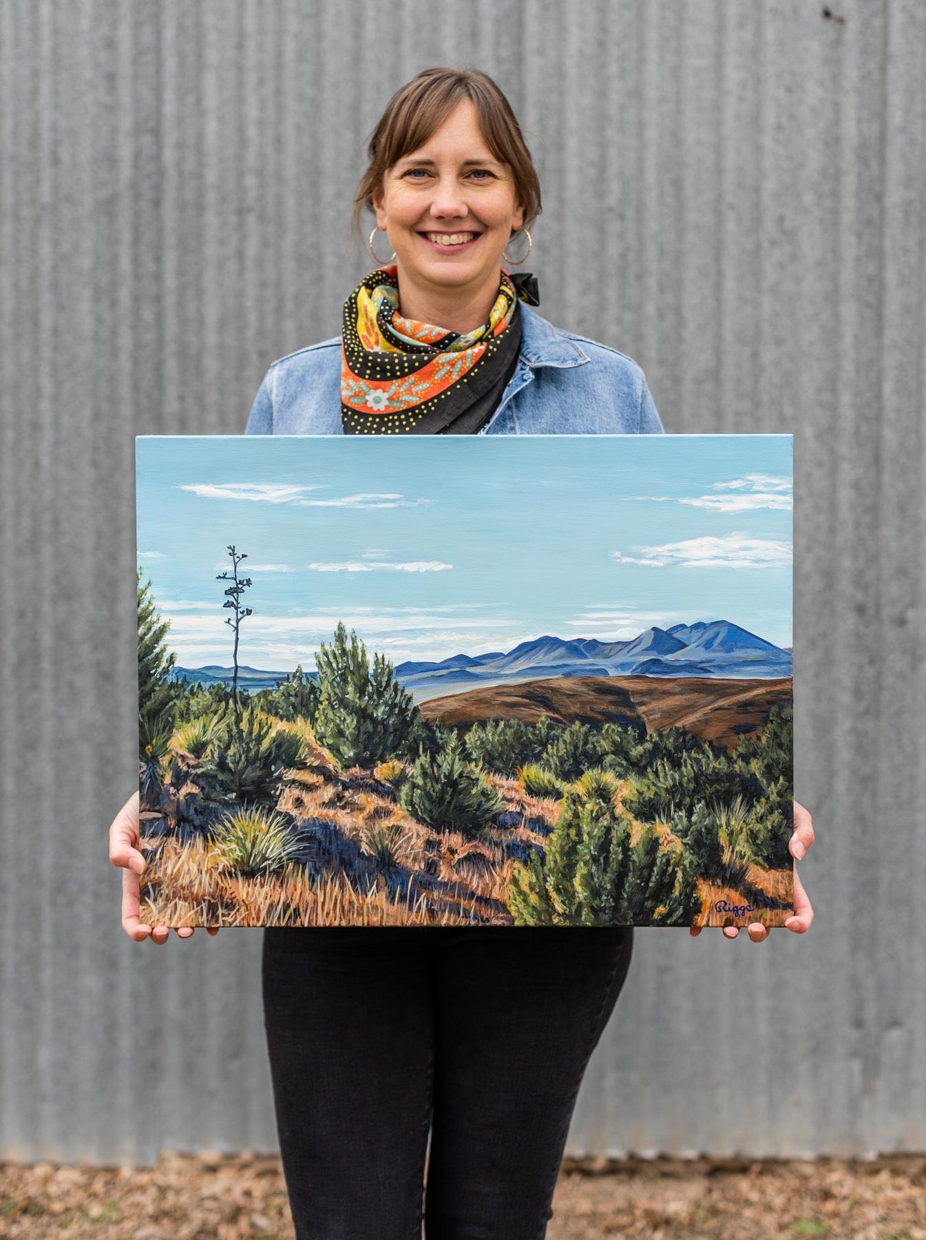 Davis Mountains - 24"x18"